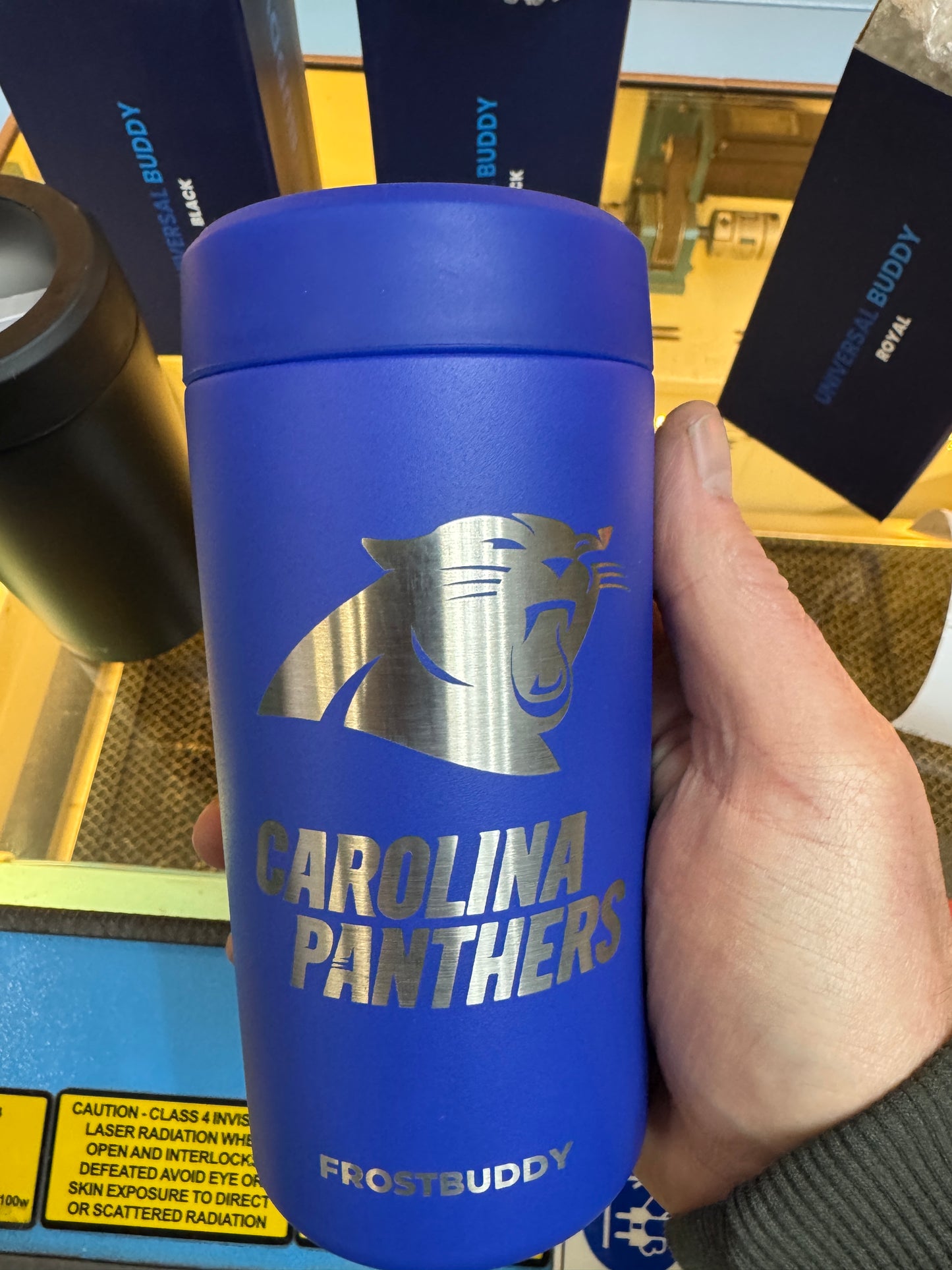 Frost Buddy Universal 2.0 Beverage Holder | Custom Engraving | Personalized | Made in USA | Free Shipping | Try that in a small town