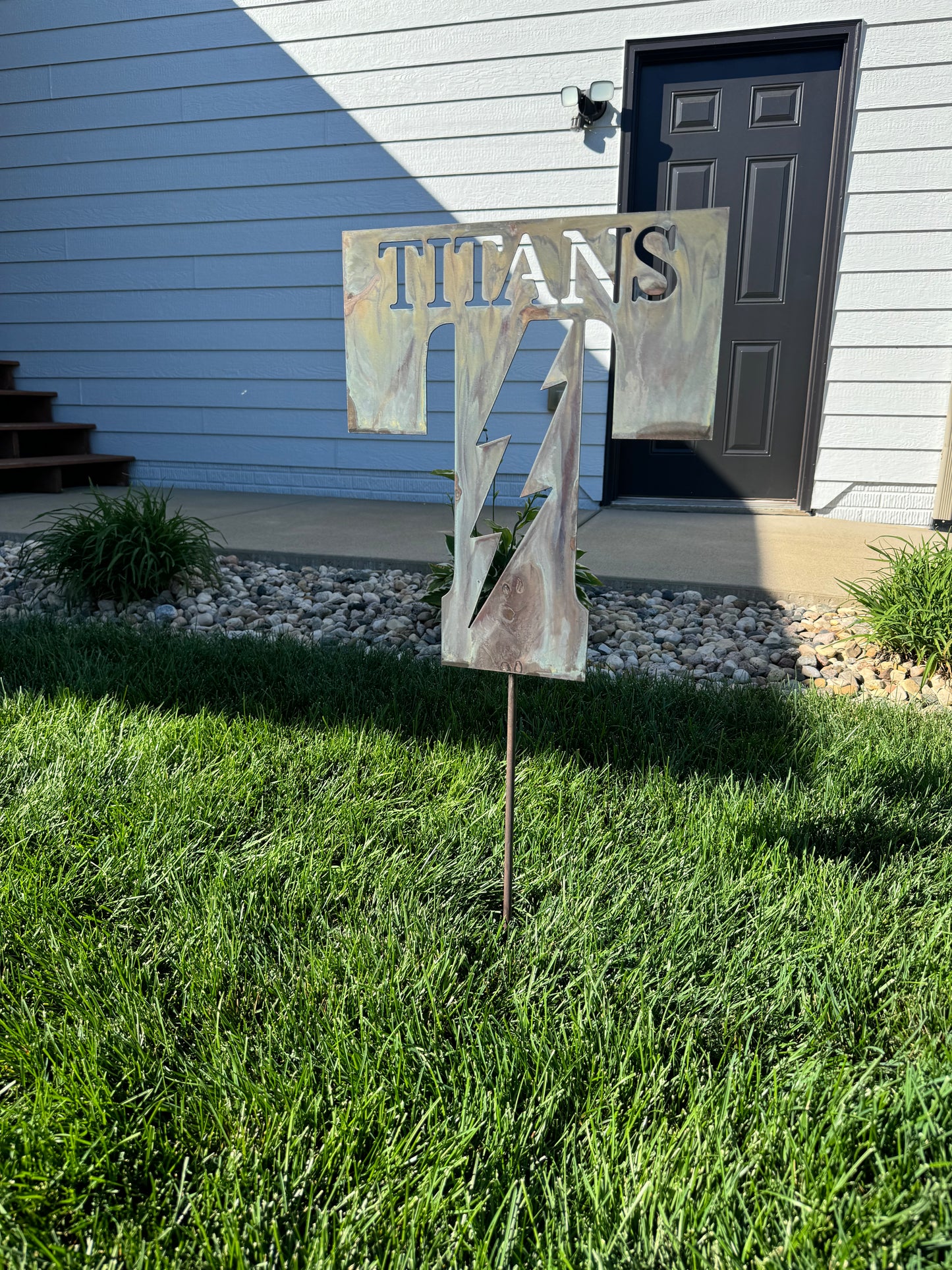 Tea Titans yard sign