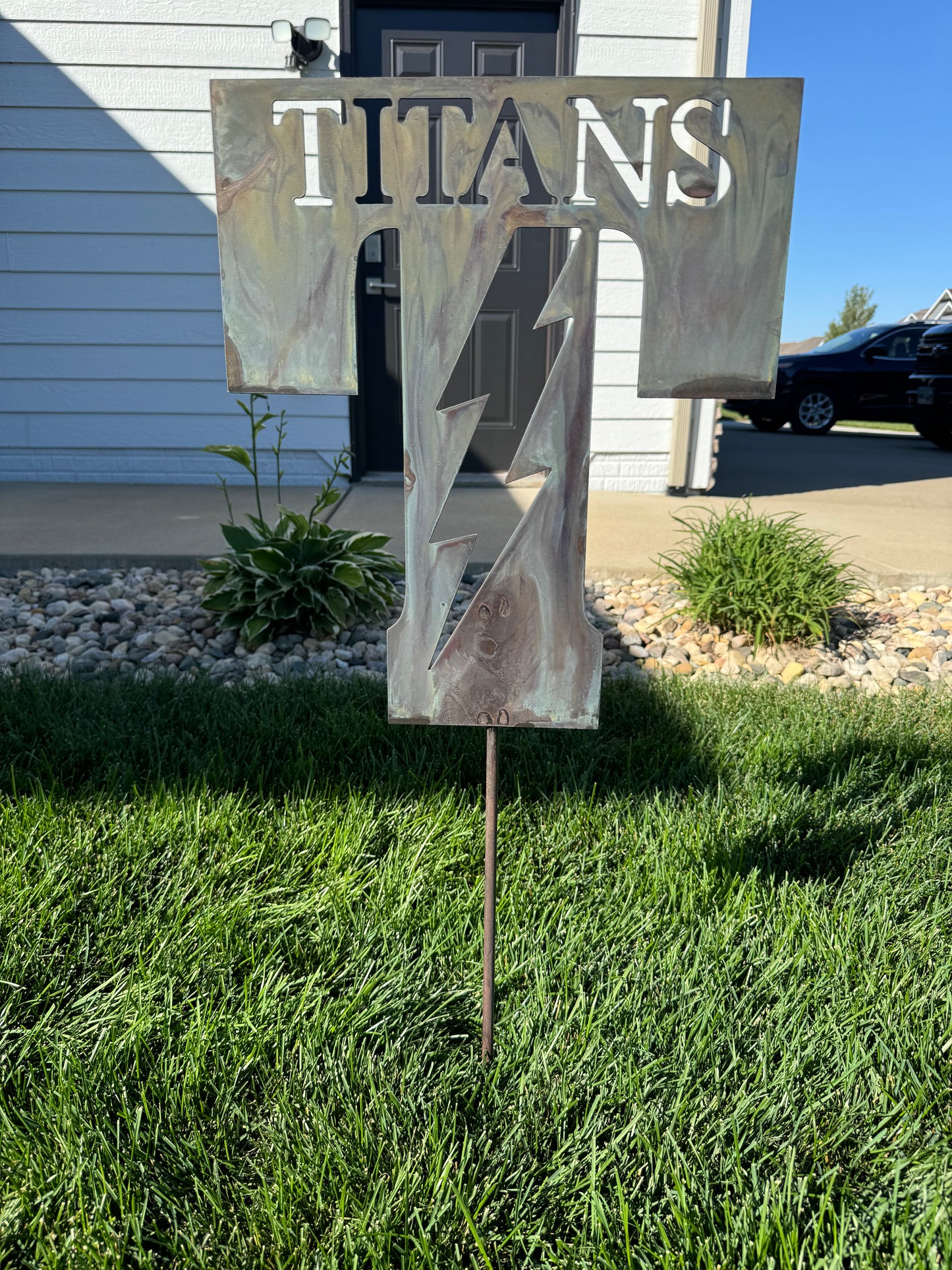 Tea Titans yard sign