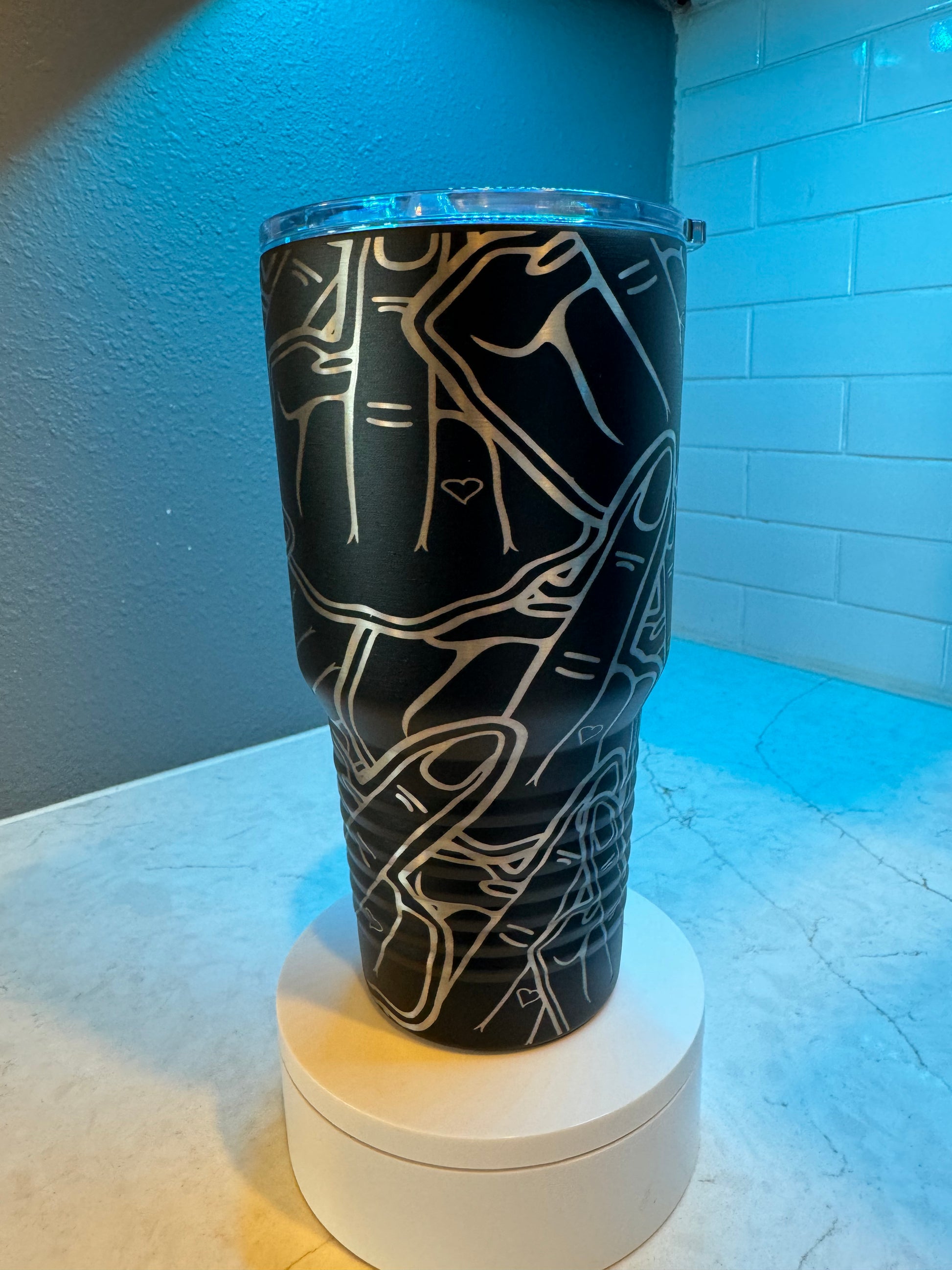 Middle finger 30oz tumbler - Firebolt Custom