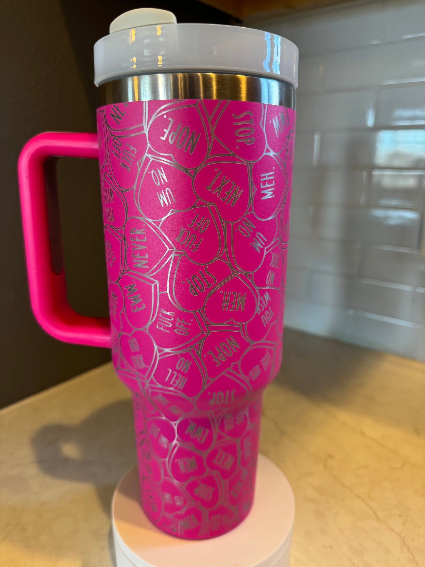 Anti - Valentine tumbler Quencher | Custom | Stanley