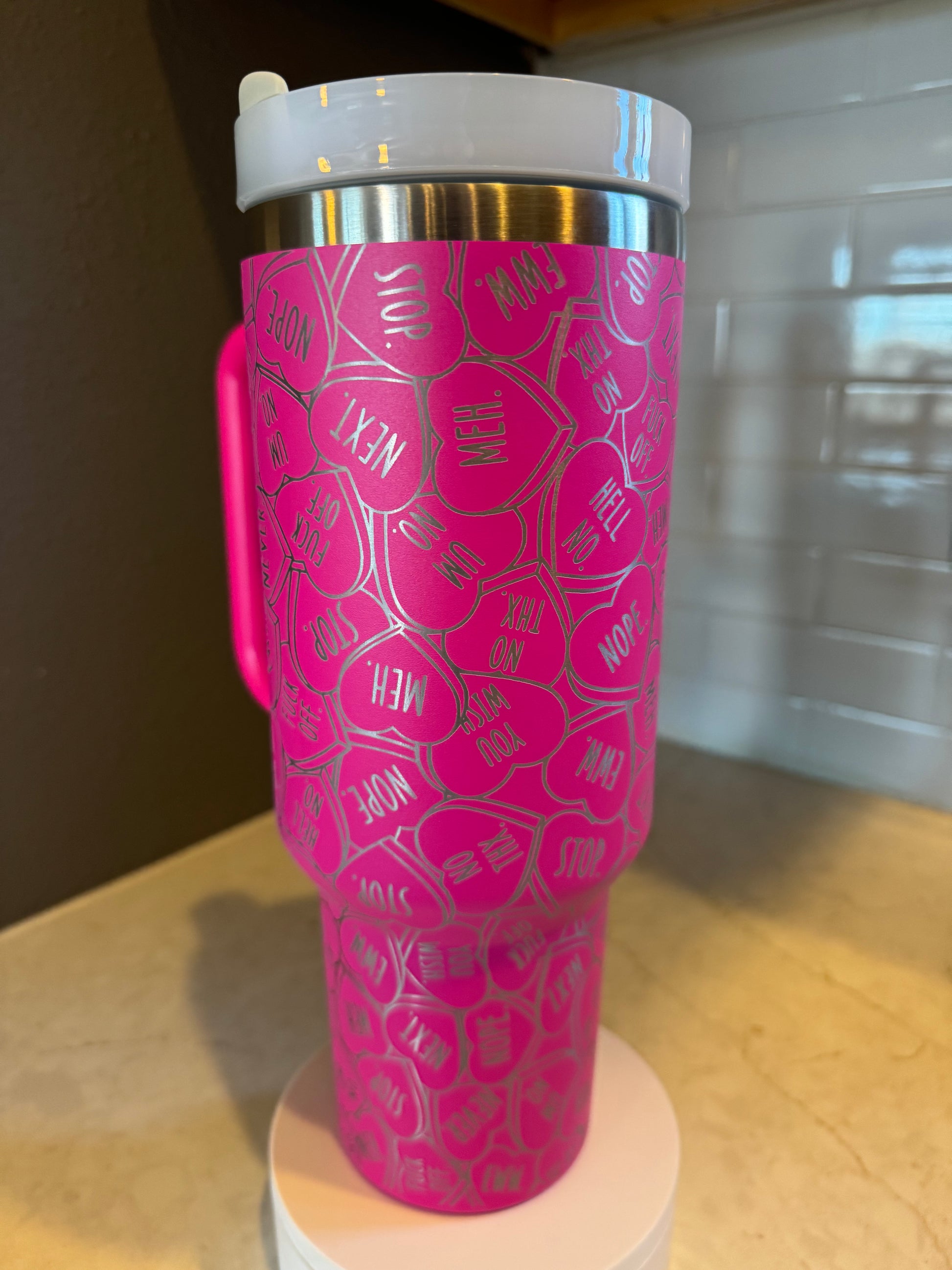 Anti - Valentine tumbler Quencher | Custom | Stanley