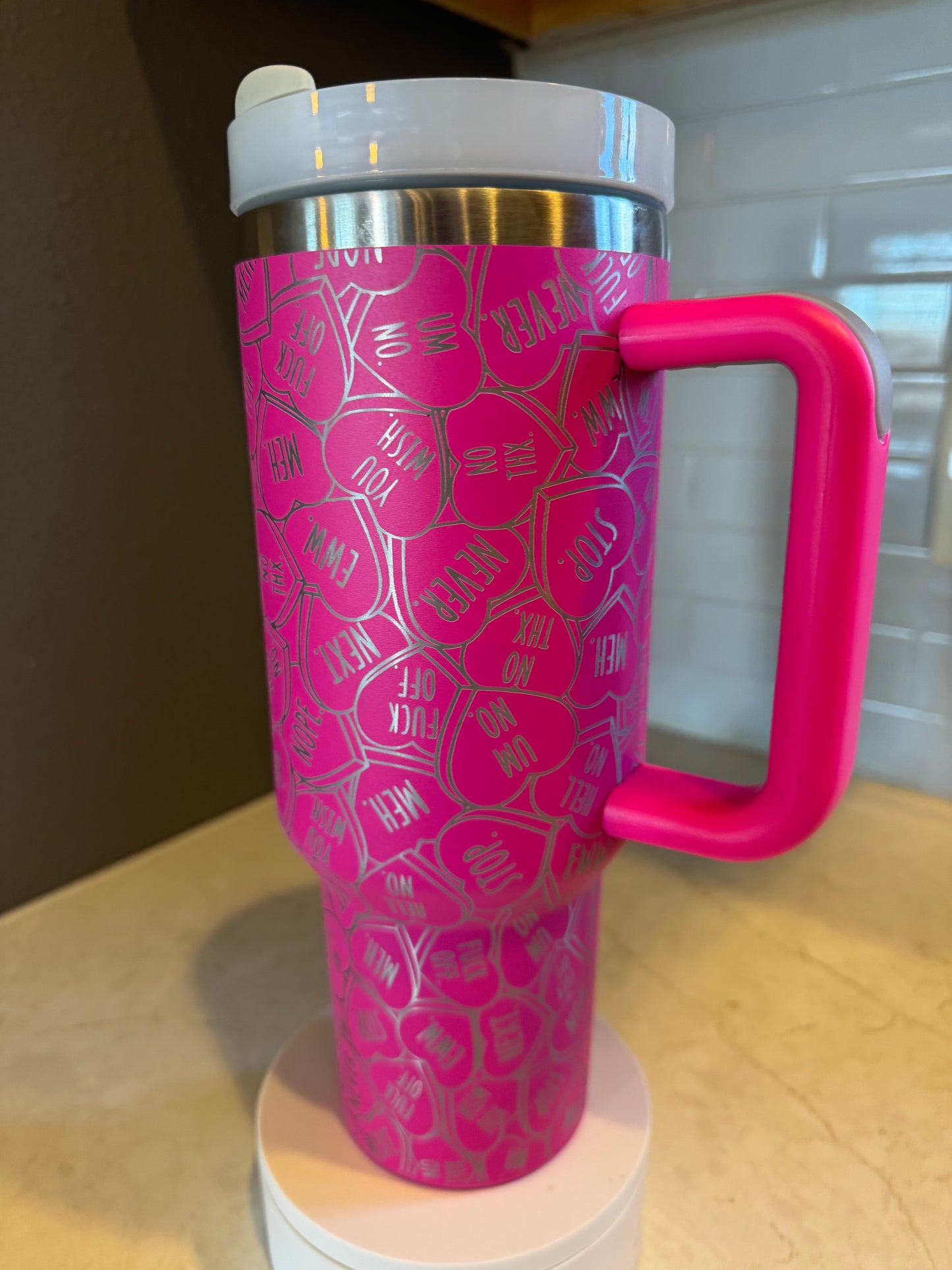 Anti - Valentine tumbler Quencher | Custom | Stanley