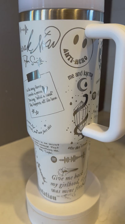 Eras anti lover tour Dupe or Stanley 40 oz tumbler