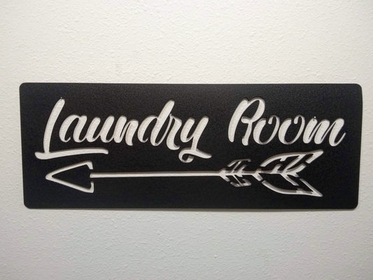 Laundry Room Sign | Metal | Made in USA | Free Shipping - Firebolt Custom