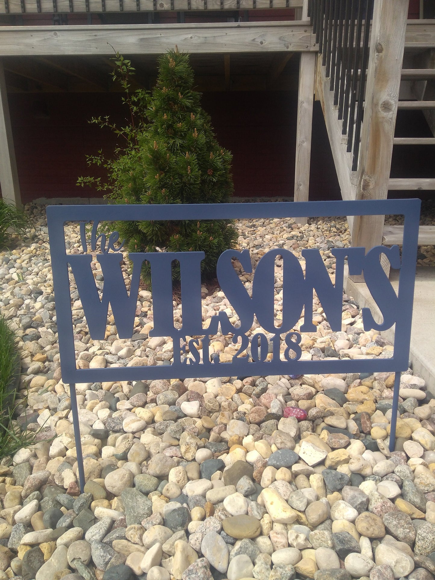 Yard Sign | Metal | Custom | Name | Made in USA | Free Shipping - Firebolt Custom