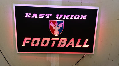 LED Lighted Metal Sign | Double Panel | Home or Business | Made in USA | Free Shipping - Firebolt Custom