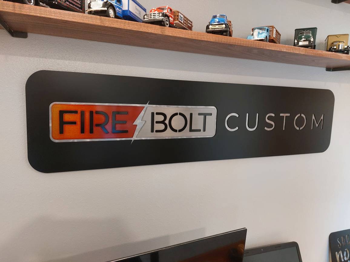 Metal Sign | Custom | Double Panel | Made in USA | Free Shipping - Firebolt Custom