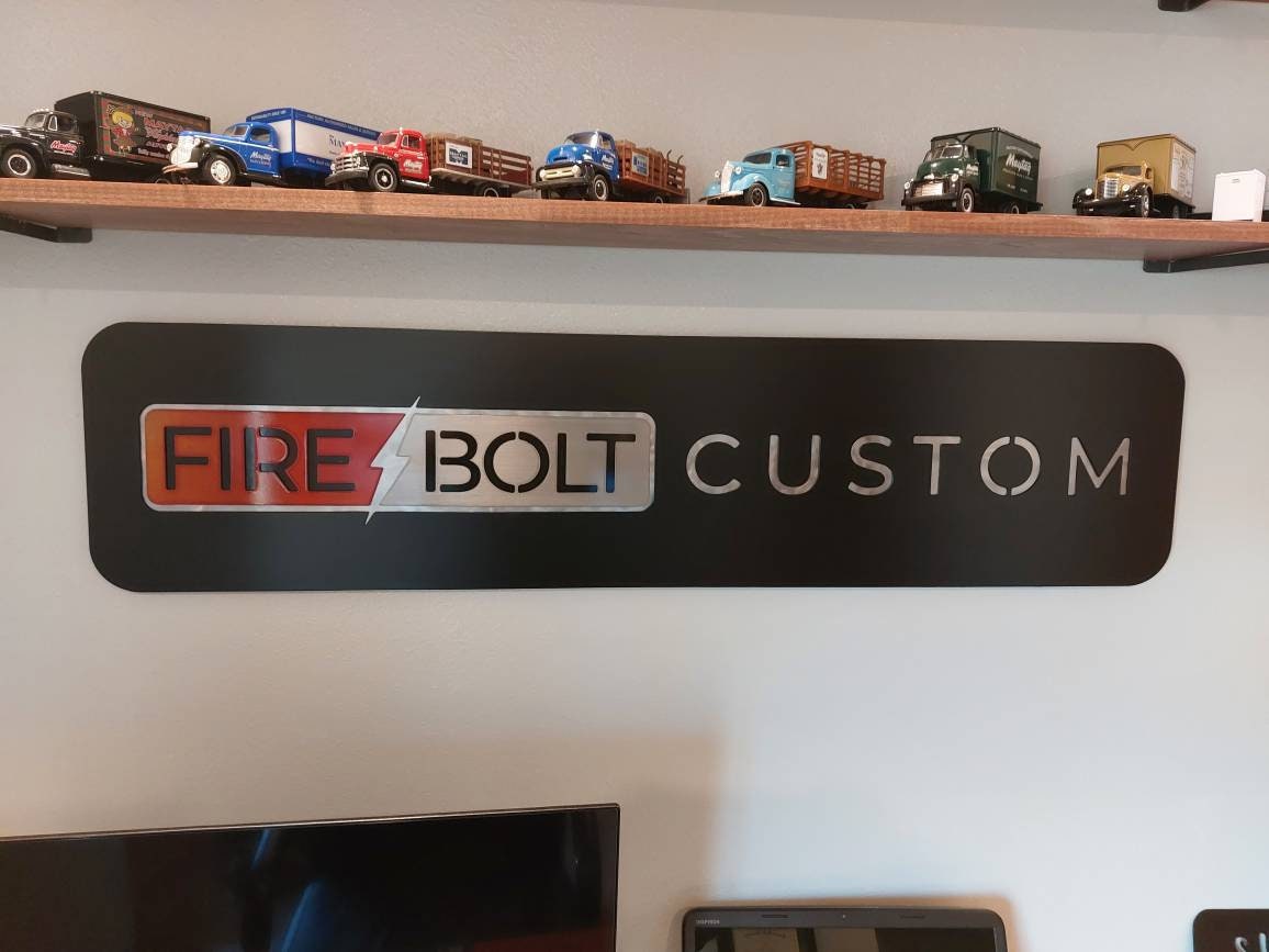 Metal Sign | Custom | Double Panel | Made in USA | Free Shipping - Firebolt Custom