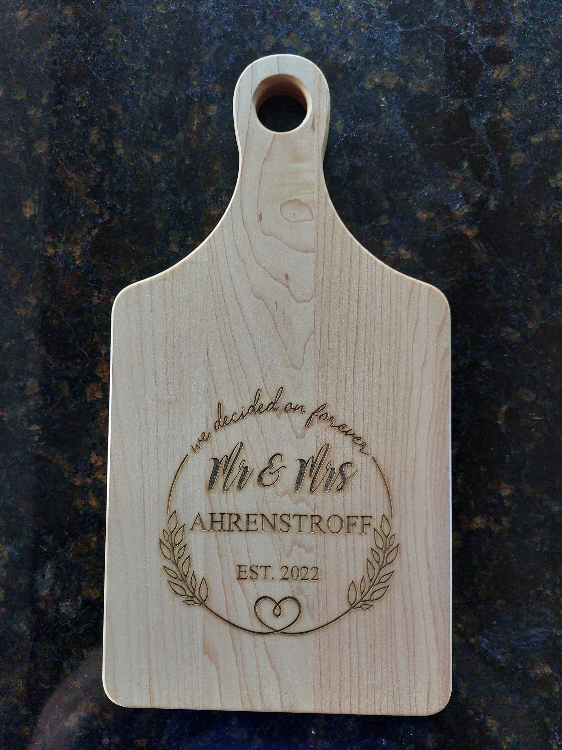 Engraved Cutting Board | Maple | Custom | Made in USA | Free Shipping - Firebolt Custom