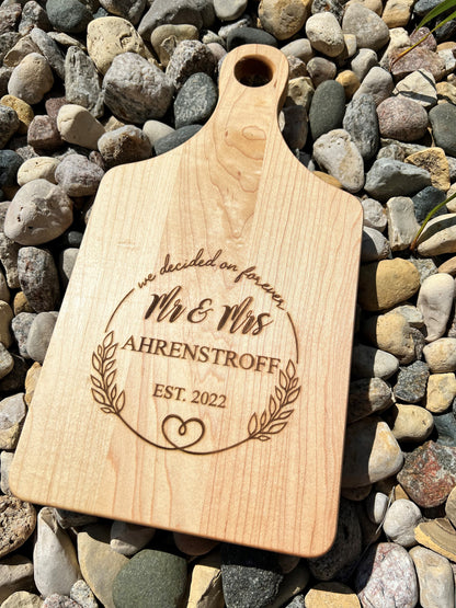 Engraved Cutting Board | Maple | Custom | Made in USA | Free Shipping - Firebolt Custom