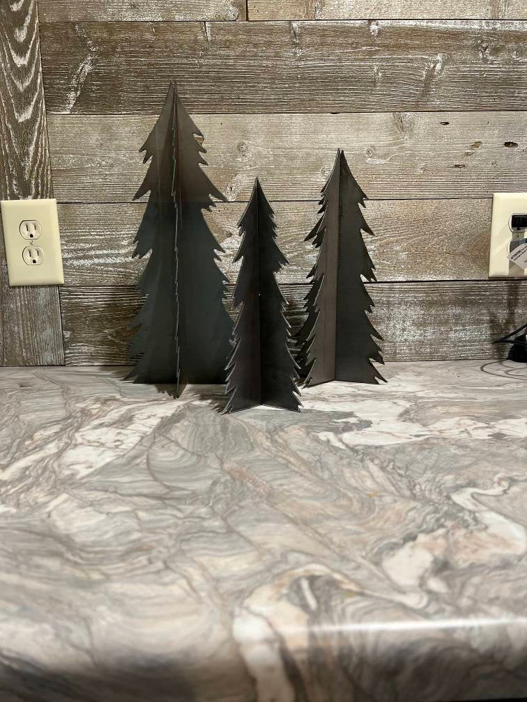 Metal Tree | Christmas | Free Standing Pine | Custom | Made in USA | Free Shipping - Firebolt Custom